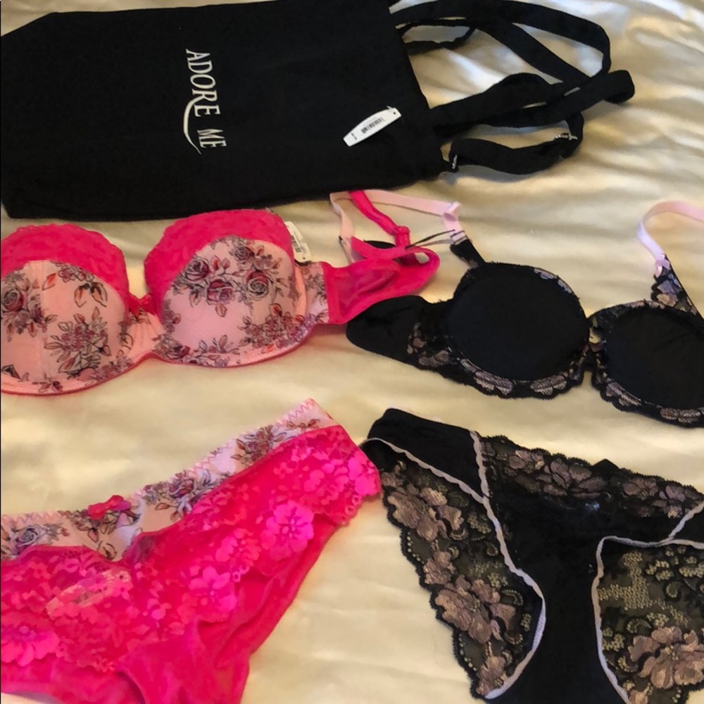 Brand New Adore Me lingerie sets with free bag
